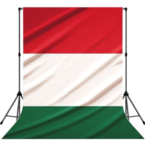 Italy Flag Backdrop Background for Photography 5x7ft Photobooth Professional Photo Backdrop Curtains Video Photography Studio Photo Backgrounds Banner Booth Background Screen Parties - color: Italy Flag