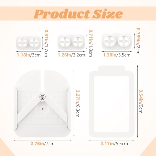 Stud Post Embedding Tool for Polymer Clay Earring, Earring Post Setting Tool, Polymer Clay Tools for Jewelry, Earrings(Color:White)