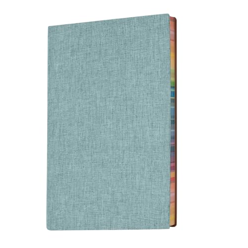 10pcs Book Cloth,14”x10”,Fabric Surface and Paper Backed for Book Binding Fabric,5 Colors Bookbinding Cloth for DIY Book Cover Bookbinding Paper (Style A) - color: A