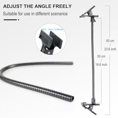 Photo Studio Lighting Light Stand Clamps Background Clip Gooseneck Tube Small Size Reflector Holder - color: C5060