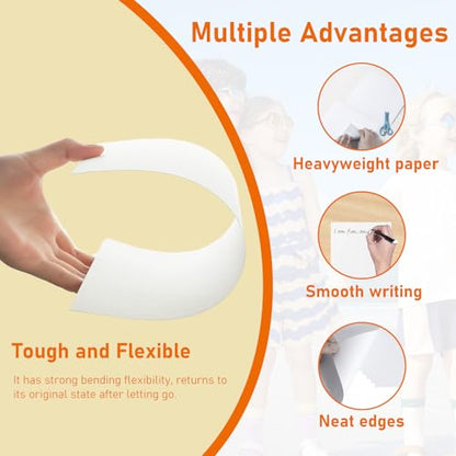 Guakicae 150 Sheets White Cardstock 4 x 6 Scrapbooking Paper, 300gsm/110lb Heavyweight Flat Paper Card Stock for DIY Card Making, Invitations, Greeting Cards, Birthday, Business Cards - color: White, size: 4x6-150pcs