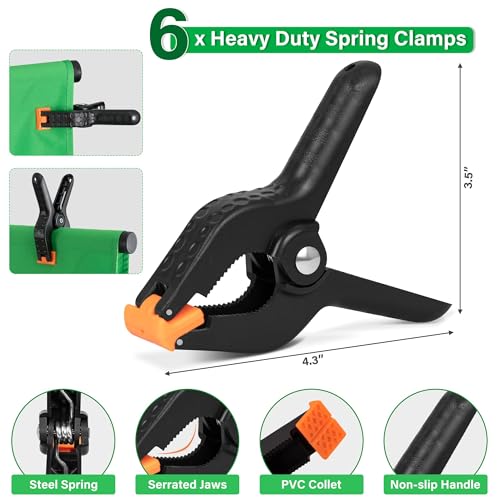 Green Screen Backdrop Kit 8X7.2ft,Portable greenscreen Background with Stand,Adjustable T-Shape Photo Backdrop Stand for Photography, Streaming,Video,Studio,Party,Zoom