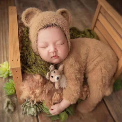 Newborn Photo Posing Props Knit Bear Baby Photo Props Lovely Photo Gear Children Room Decorations
