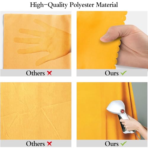 5x7FT Yellow Collapsible High Density Photo Backdrop for Video & Television - color: Yellow, size: 5x7ft