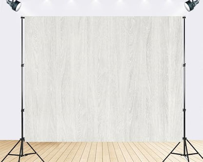 Trykid 6x4ft Light White Washed Wood Backdrop Bright Clean Soft Neutral Photography Background Bridal Shower Party Decoration Tapestry Photo Booth Prop Fabric - size: 6x4ft
