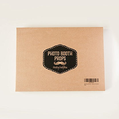 Photo Props by PartyGraphix Roaring 20's Themed DIY Photo Booth for Wedding, Birthday Party or Hollywood Party. Reusable. 25 Pieces - size: 25 Pieces