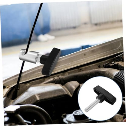 Luxshiny Car Hood Lift Support Clamp Adjustable Aluminum Strut Retainer Tool for Liftgate and Hood Non-Slip Prop Rod Holder for Easy Engine Access