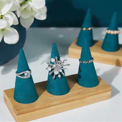 Jewelry Towers Personalized Velvet Jewelry Display Rack Light Luxury Store Mall Shooting Jewelry Display Props Storage Ornaments Jewellery Stand Display(Small) - size: Small