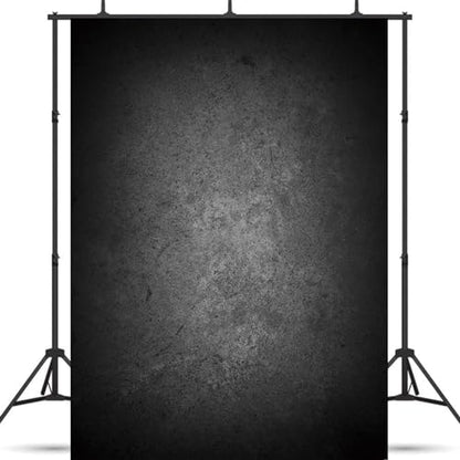 5x7 FT Dark Grey Photo Backdrop Black Gray Men Women Kids Photography Background Banner Decorations Polyester Supplies - size: 5 x 7 FT
