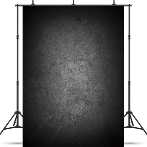 5x7 FT Dark Grey Photo Backdrop Black Gray Men Women Kids Photography Background Banner Decorations Polyester Supplies - size: 5 x 7 FT