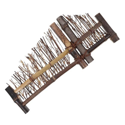 Garneck 2pcs Japanese Decoration Fence Sashimi Serving Plate and Sushi Tray for Elegant Food Presentation and Photography Miniature Rustic Decor for Table Settings and Appetizers