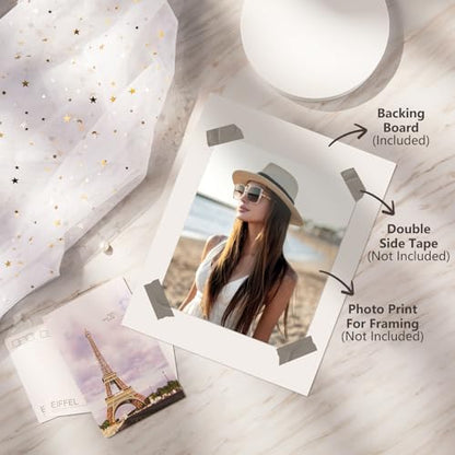 Egofine 14 Pack Mat Board, 11x14 Backing Board, Acid Free White Uncut Mat Board for Photos, Pictures, Frames, Artworks and Paints - color: White-11"x14" Pack of 14 Uncut Mat Board