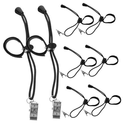 Lurrose 8Pcs Backdrop Clip Holders Durable Photography Background Fixing Clamps for Home Video Use Easy Installation Multipurpose Application