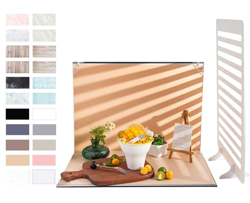 10Pcs18Patterns Small Product Photography Backdrops Kit for Food Jewelry Mini Items Picture with Shadow Photoshoot Props (16.5X11.7inch)