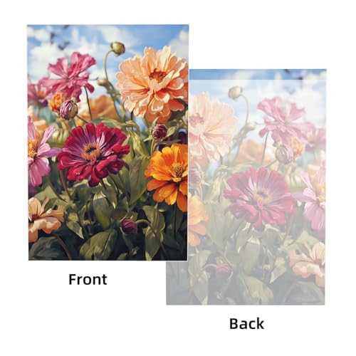 Colorful Spring Backdrop Background for Photography 5x7ft Photobooth Professional Photo Backdrop Curtains Video Photography Studio Photo Backgrounds Banner Booth Background Screen Parties - color: Colorful Spring Summer Flower