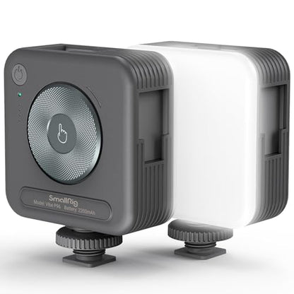SmallRig P96 LED Video Light, Portable Camera Lights, 96 LED Beads for Photography Video Lighting, Rechargeable 2200mAh CRI 95+ 2700-6500K w 3 Cold Shoe