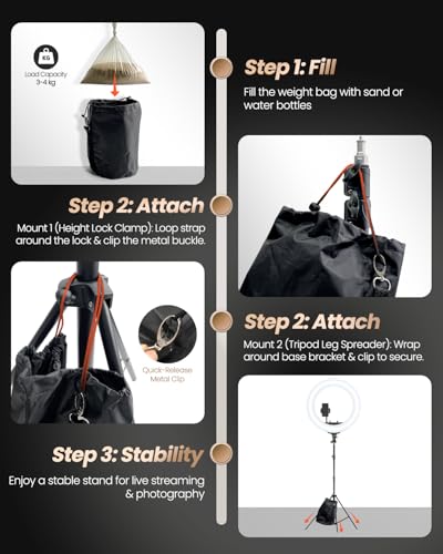 UBeesize 22'' Ring Light with 72'' Stand, 60W Large Ring Light with Phone Holder, Dimmable LED Light for Makeup Barber Stylist Tattoo YouTube TikTok Photography - size: 22in, style: Standard