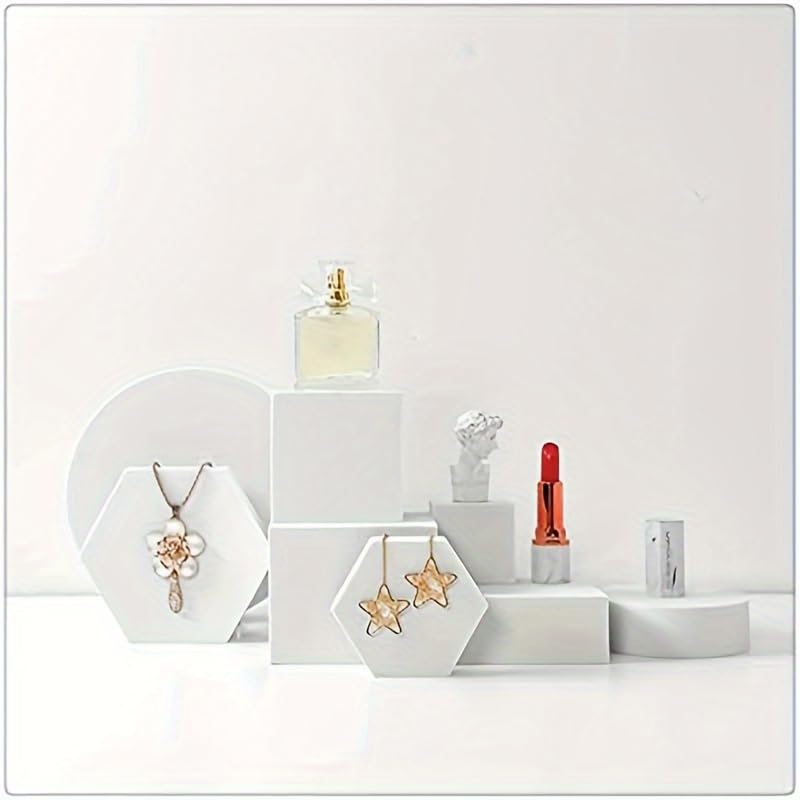 10PCS Geometric Posing Props Set for Photography – EVA Hard Foam Photo Styling Accessories for Jewelry, Cosmetics, Products – Flat Lay Display Blocks with Versatile Shapes & Angles