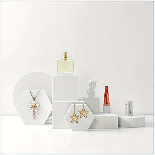10PCS Geometric Posing Props Set for Photography – EVA Hard Foam Photo Styling Accessories for Jewelry, Cosmetics, Products – Flat Lay Display Blocks with Versatile Shapes & Angles