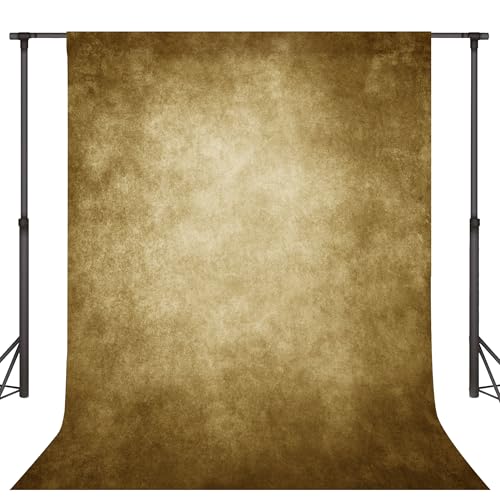 Yellow Gradient Photography Backdrop 6x8 FT Retro Abstract Textured Backdrops Professional Pictures Portrait Solid Color Background Party Photoshoot Banner Decoration Photo Booth Prop - color: Yellow, size: 6x8 FT