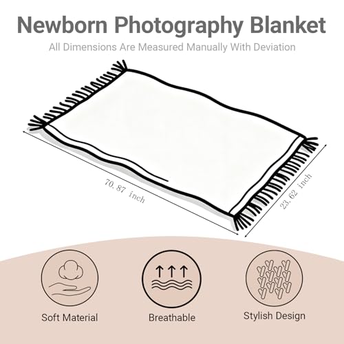 Zeroest Baby Photography Props Basket Braid Wool Wrap Newborn Photo Shoot Baskets Filler Posing Stuffer Background Blanket (Baby Pink) - color: Baby Pink