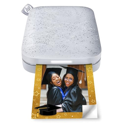HP Sprocket Portable Photo Printer (2nd Edition) – Instantly print 2x3" sticky-backed photos from your phone – [Luna Pearl] [1AS85A] - color: Luna Pearl, style: Printer