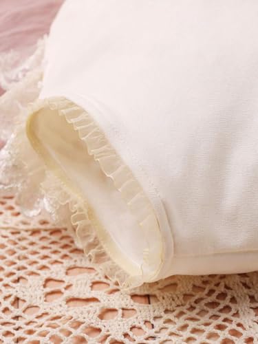 Ylsteed Newborn Photography Outfits Girl Newborn Photography Props Lace Romper Baby Photo Shoot Outfits Girls Photo Props (Strap Style - Beige) - color: Beige