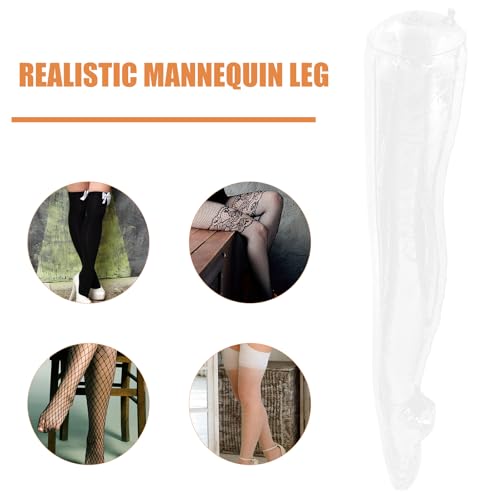 Homoyoyo 2pcs Inflatable Leg Mannequin Display Model for Clothing Retail Hanging Sock and Legging Presentation Prop 32 Inch Suitable for Store and Online Use