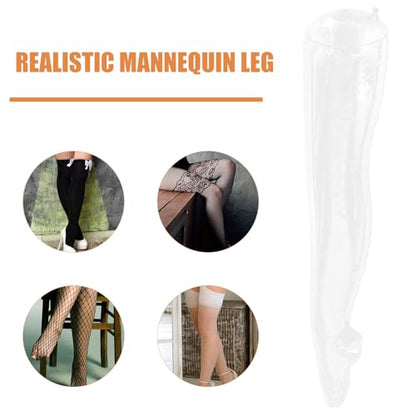 Homoyoyo 2pcs Inflatable Leg Mannequin Display Model for Clothing Retail Hanging Sock and Legging Presentation Prop 32 Inch Suitable for Store and Online Use