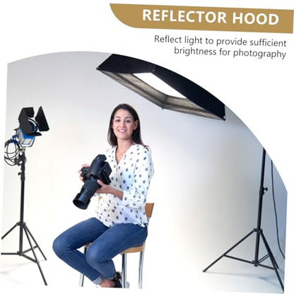 TEHAUX Universal Two Sides Flash Diffuser Softbox Reflector 7.87X7.28 Inch with Elastic Band Compatible with Speedlight 430Ex Ii 580Ex 600Ex Yn568Ex Yn565Ex Yn560 Ii Photography Light Modifier