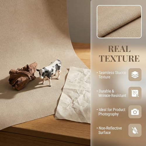 Food Product Photography Backdrops | 5pcs 27"x19" Photography Backdrop Paper | Cotton Thicken Flat Lay Backdrops | Photographic Studio Photo Backgrounds | White Back Drop Cloth for Photoshoot