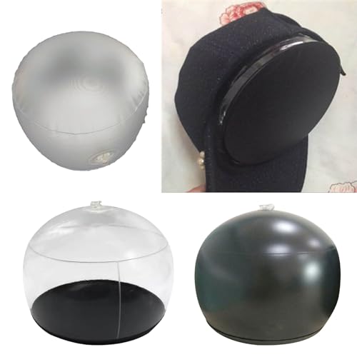 Inflatable Hat Stand Stylish Hat Props Baseball Caps Support Transparent Hat Holder Hat Mannequin Hat Modeling Tool - color: Clear