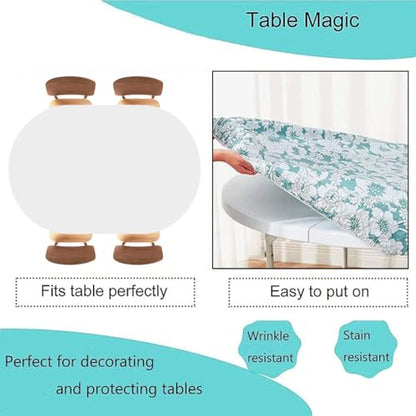 Oval Fitted Table Cloth Elastic Edged, Dark Brown Texture Wood Background Retro, Oval Table Cover for Picnic, Banquet, Home Kitchen, Fits 42"x60" Oval Tables - color: Wood Texture -17, size: 42" x 60" (Oval)