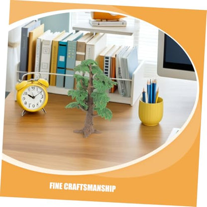 2pcs Fake Model Trees Micro Landscape Decoration for Table and Indoor Styling Versatile Simulation Props for Home and Office Decor