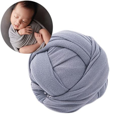 Zeroest Newborn Photography Outfits Props - Stretch Wraps for Baby Boys & Girls - Photoshoot Posing Wrap Blanket (Light Gray) - color: Light Gray