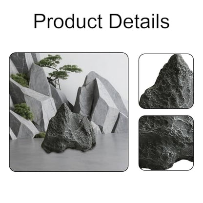 Artificial Landscape Rock Decorative Outdoor Hotels Patio Sculpture Multifunctional Prop Realistic Model Ornament, Style C