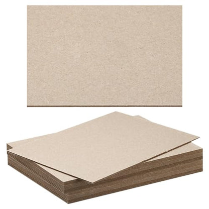 PATIKIL 7x5x0.06" Chipboard Sheets, 20Pcs 60PT Thick Book Board Binders Board Sturdy Bookbinding Supplies for Book Binding Cover, Gray - color: Gray, size: 7x5x0.06"