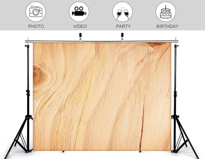 10x5ft Light Natural Wood Backdrop Knots and Grain Texture Photography Background for Flat Lay Photos and Event Backdrop Decorations Tapestry Photo Booth Props - size: 10x5ft