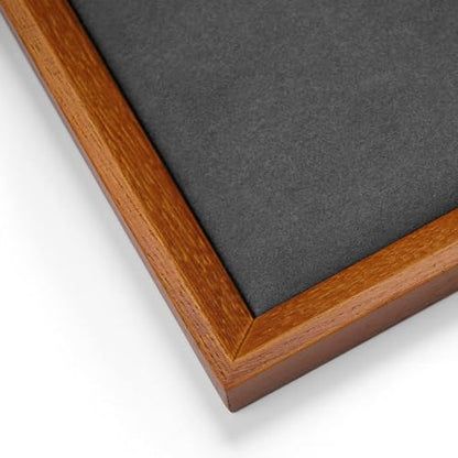 Oirlv Solid Wood Small Jewelry Tray Trade Showcase Countertop Jewelry Display Trays Rectangle Vanity Tray(Grey, Small) - color: Gray, size: 9.1" x 5.9" x 0.7"