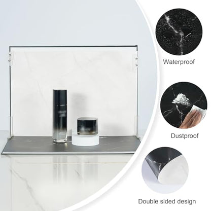 12PCS 12Patterns Product Photography Backdrops,Photo Backdrop Double Sided Marble and Tile Photo Background（16.5X11inch） - color: Marble series