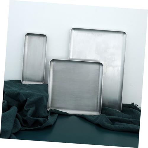 Amosfun 1Pc Vintage Aluminum Storage Tray Dessert Plate for Parties Retro Style Food Photography and Stylish Serving Container