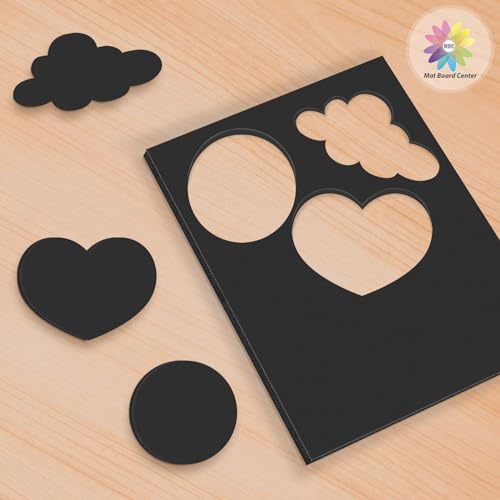 Mat Board Center Premium Black Foam Core Board - 24x36 Inches, 3/16" Thick - 10 Pack, Acid-Free - Ideal for Mounting, Crafts, Art, and Presentations - color: Black, size: 24x36