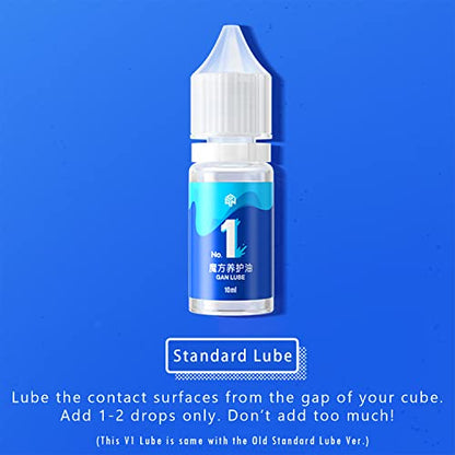 CuberShop GAN V1 Standard Lube and GAN Speed Cube Stand Set (10mL), Professional GAN Lubrication for Speed Cubing, Speed Cube Tripod (Diamond Display Stand) - style: V1+Cube Stand