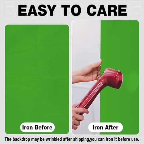 Photo Backdrop Green Background Professional 5x7ft Seamless Design to Eliminate Wrinkles Digital Accessories Photography Scene Background Children's Birthday Party - color: Green, size: 5x7ft