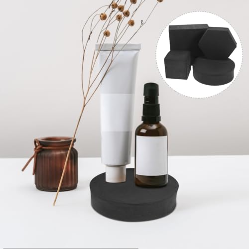 PRETYZOOM Geometric Cube Photo Props Set 1.96 Inch Foam Blocks for Jewelry Cosmetics Product Photography Display and Event Decoration