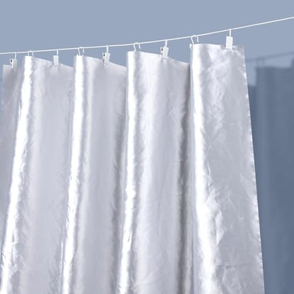 Teenitor 100 Pack White Curtain Clips Curtain Hooks, Stainless Steel Small Clips for Hanging Curtains, Outdoor String Lights, Art Craft Display, White - color: White