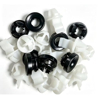 10PCS Hood Prop Rod Holder Clips & Grommets Compatible with Honda – Replaces 91503-SS0-003, 91604-SD2-013 – Fit for Accord, Civic, CR-V, Odyssey