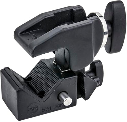Kupo Super Convi Clamp with V-Lock Set Complete All-in-One Mounting System with V-Lock Base Extension Handle and Wedge for Photography and Video Rigging Applications (KG705411)