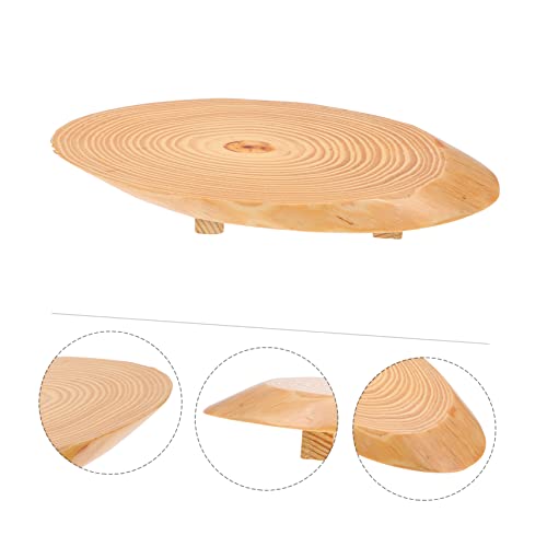 VOSAREA Wooden Sushi Plate Lid Japanese Style Sushi Tray Serving Plate for Food Photography Elegant Design 30cm Size