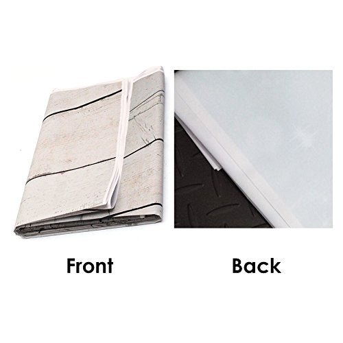 10x7ft Rustic Background for Photography Green Leaves Woodlands Photos Backdrops Wood Plank Backdrops for Weddings Birthday Baby Shower Party Barn Farmhouse Decorative Banner - size: 10x7ft